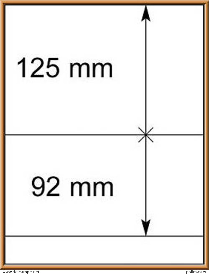 LINDNER-T-Blanko - Einzelblatt 802 205 - Fogli Bianchi