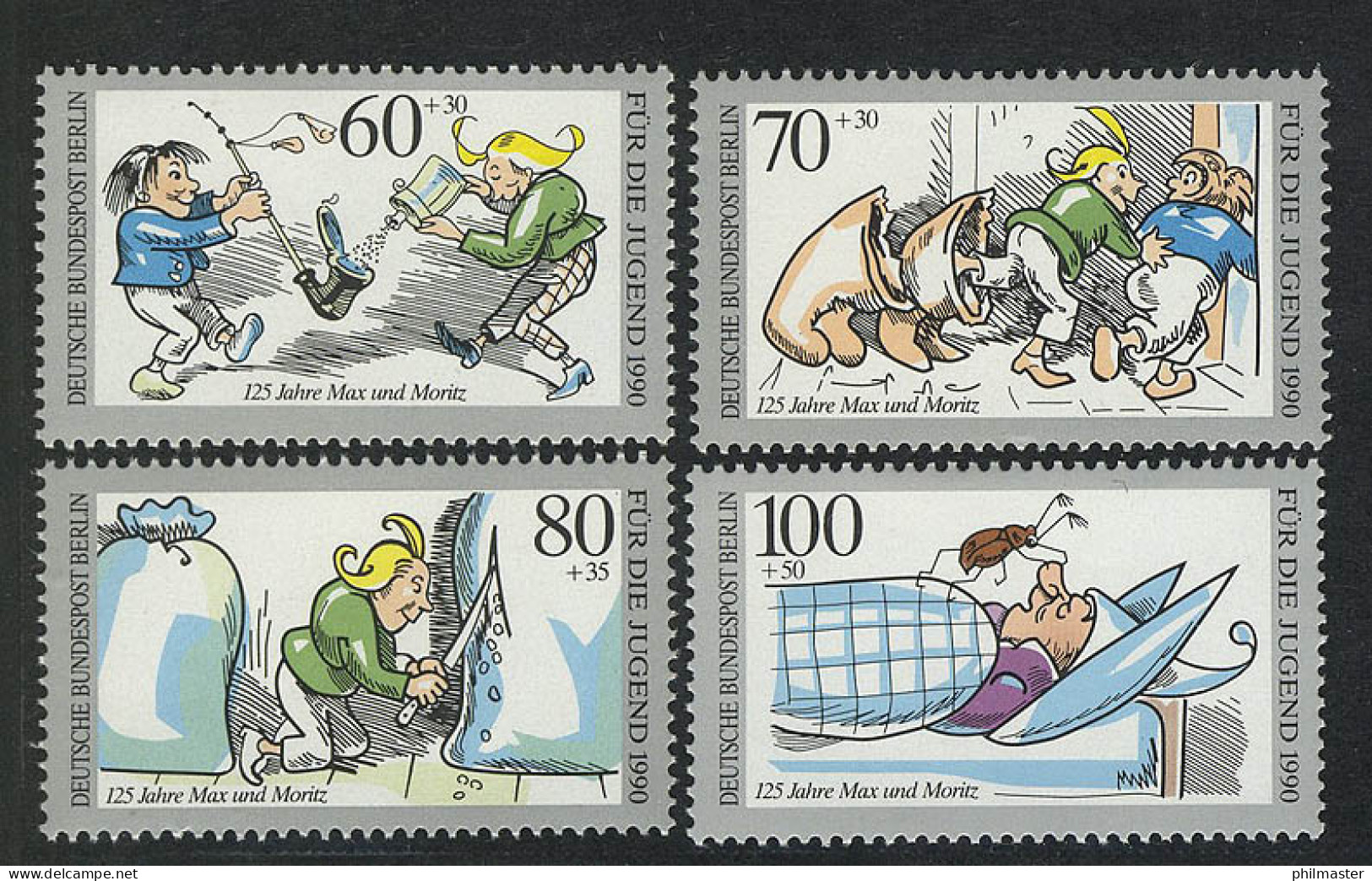 868-871 Jugend Max Und Moritz, Satz Postfrisch - Unused Stamps