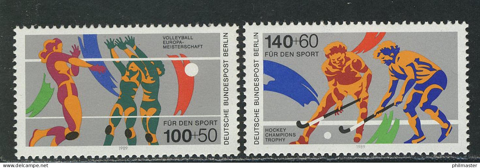 836-837 Sporthilfe 1989, Satz Postfrisch - Ungebraucht