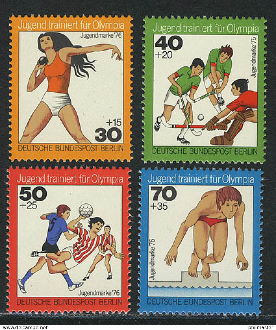517-520 Jugend Olympia 1976, Satz ** - Unused Stamps