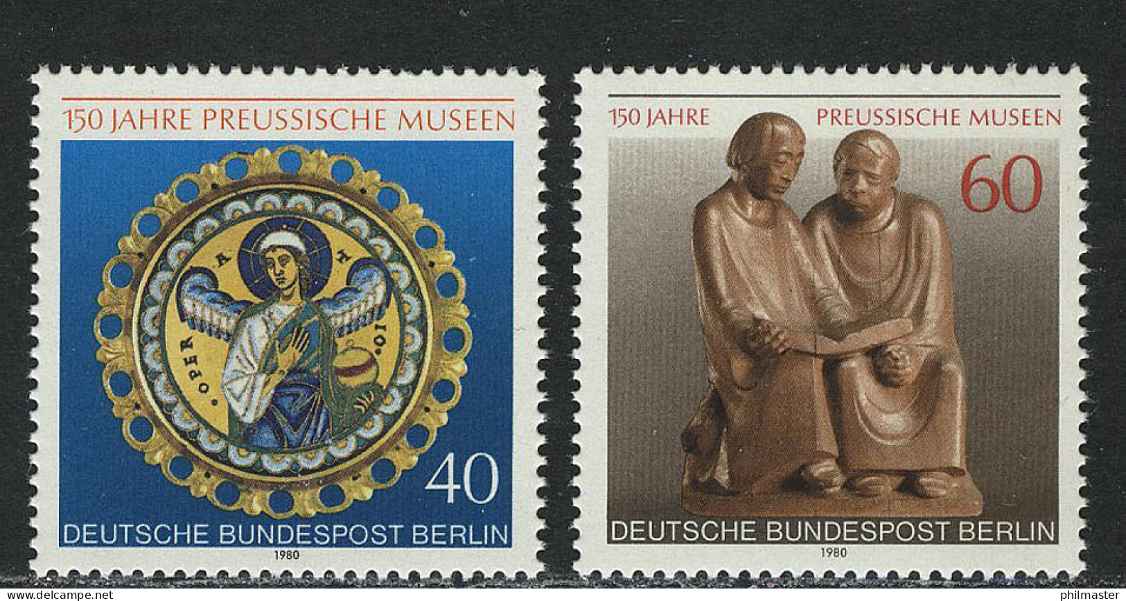 625-626 Preußische Museen 1980, Satz ** - Nuevos
