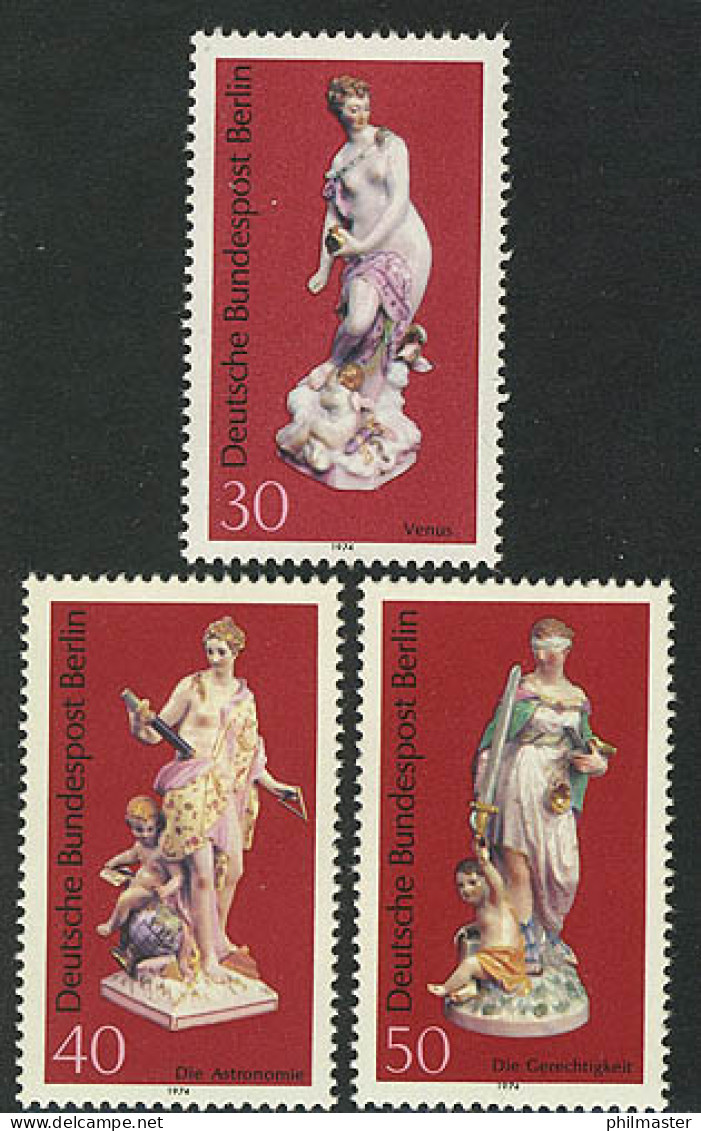 478-480 Berliner Porzellan 1974, Satz ** - Unused Stamps