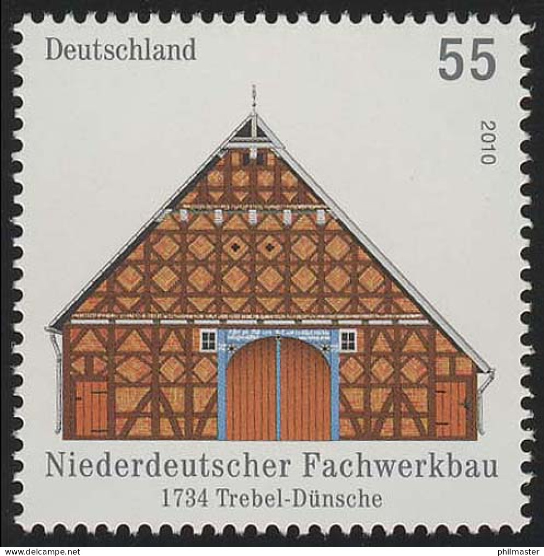 2824 Fachwerkbau Trebel-Dünsche ** Postfrisch - Unused Stamps