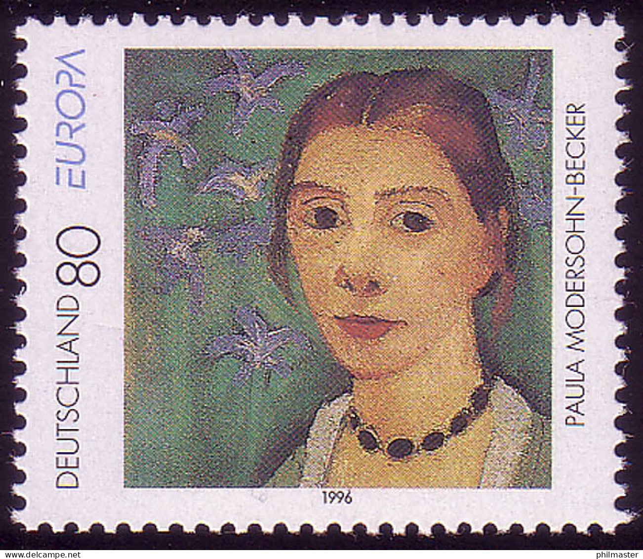 1854 Europa Berühmte Frauen 80 Pf ** - Unused Stamps