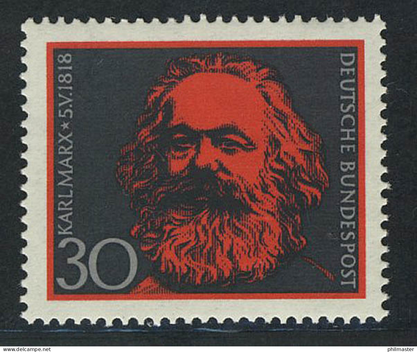 558 Karl Marx ** Postfrisch - Unused Stamps