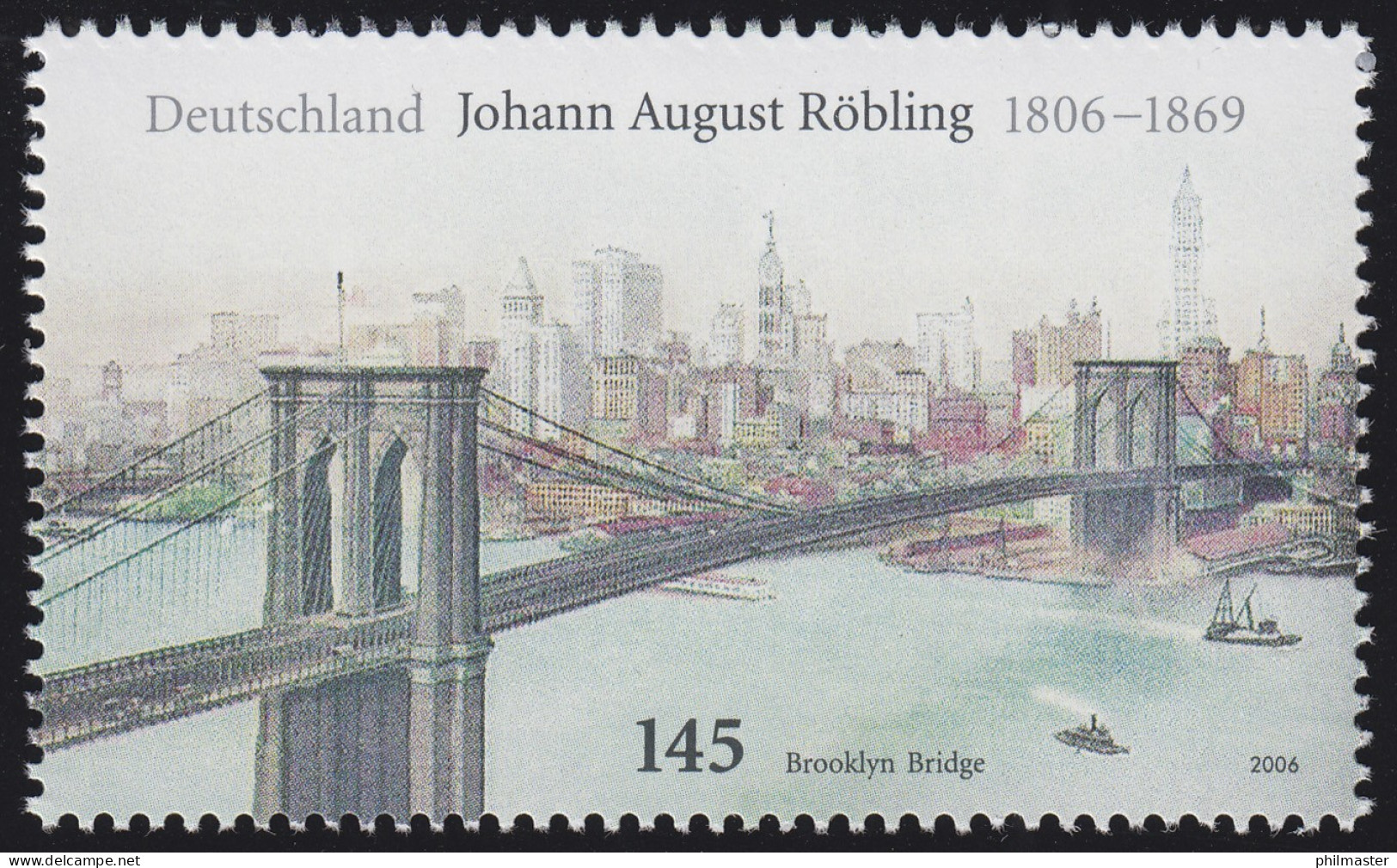 2544 Johann August Röbling - 10 Einzelmarken, Alle Postfrisch ** / MNH - Unused Stamps