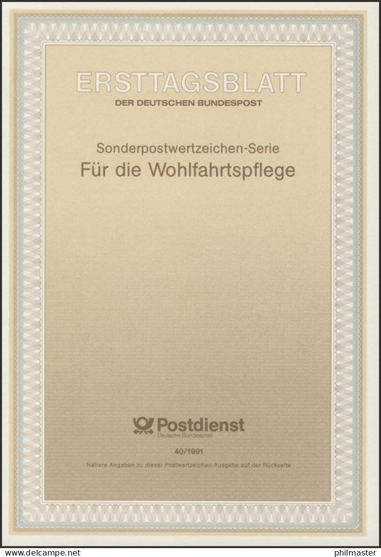 ETB 40/1991 Wohlfahrt: Posthäuser - 1991-2000