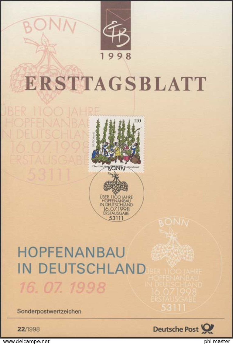 ETB 22/1998 Hopfenanbau - 1991-2000