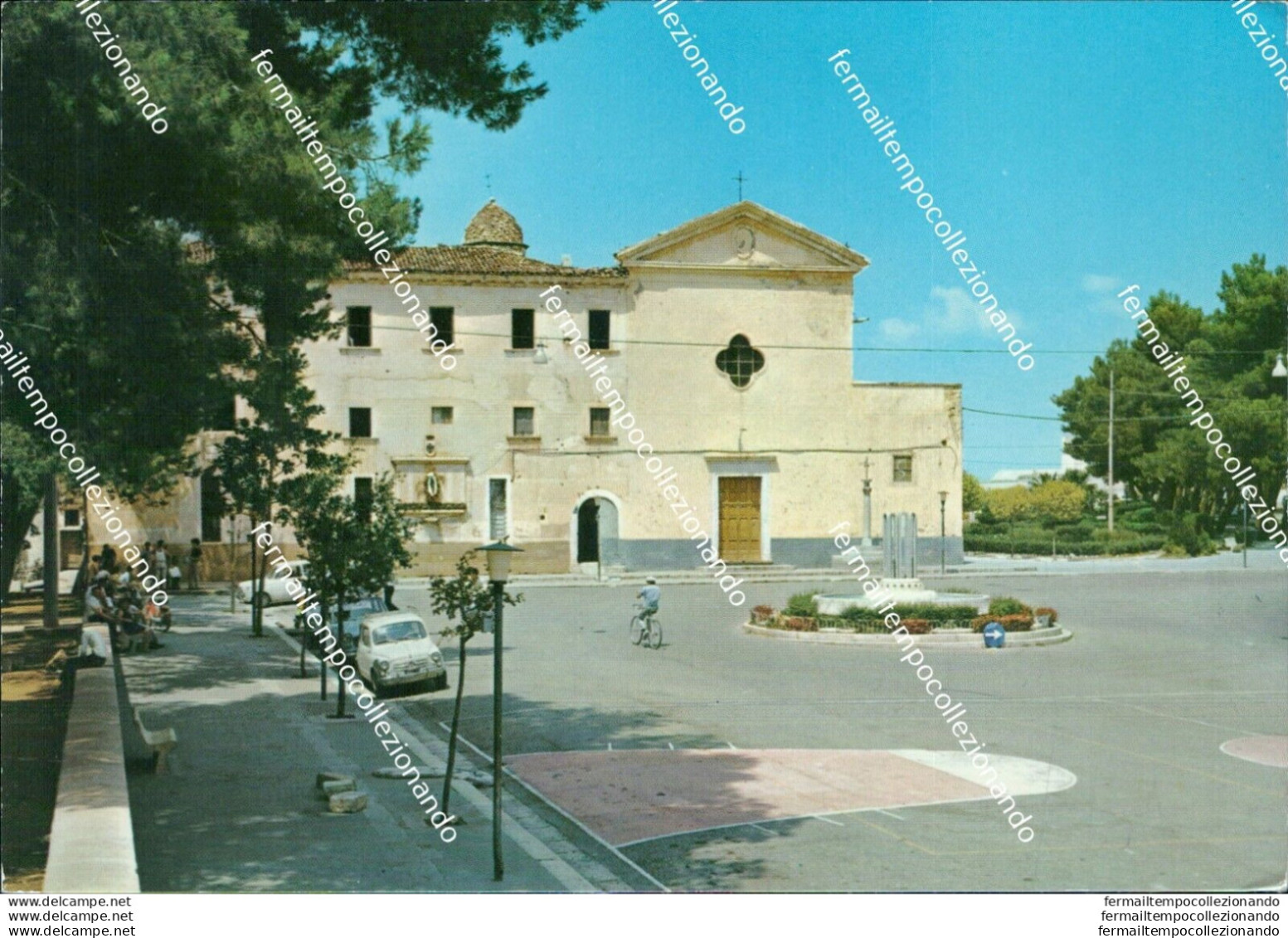 U667 Cartolina Sannicandro Garganico Piazza S.antonio Provincia Di Foggia - Foggia
