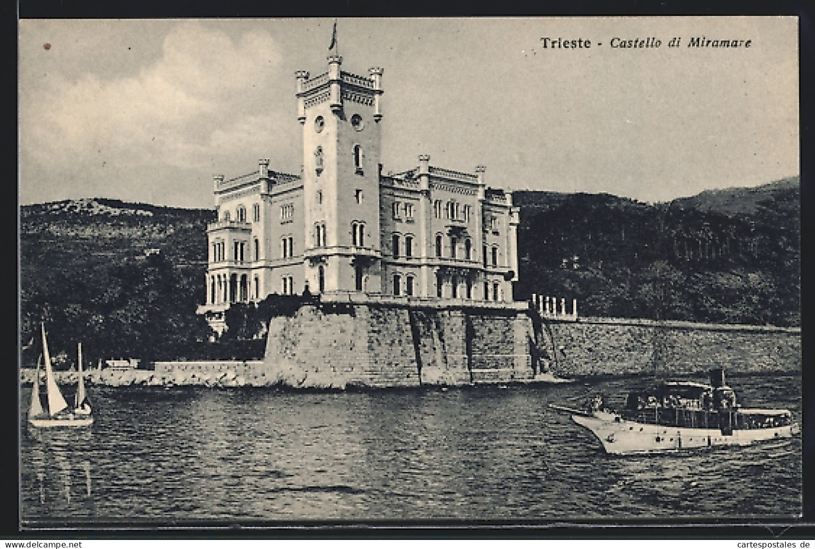 Cartolina Trieste, Castello Di Miramare  - Trieste (Triest)