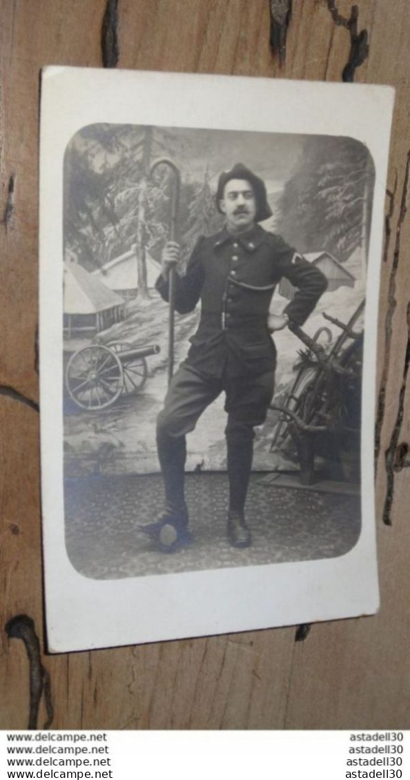 Carte Photo Chasseur Alpin  ................ R...... 11089 - Regiments