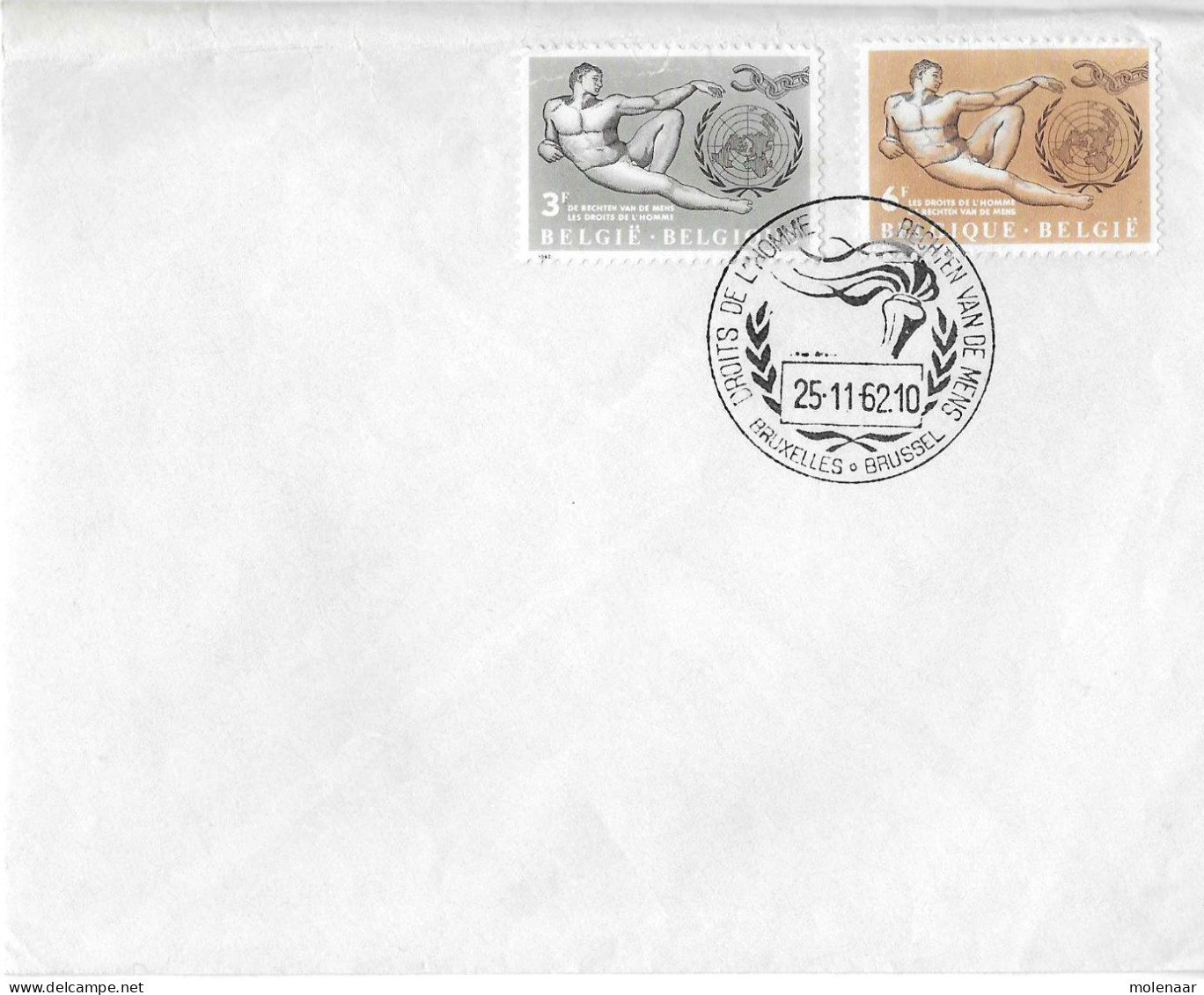 Postzegels > Europa > België > 1951-... > 1951-1960 > Brief Met No. 1296-1297 (17042) - Storia Postale