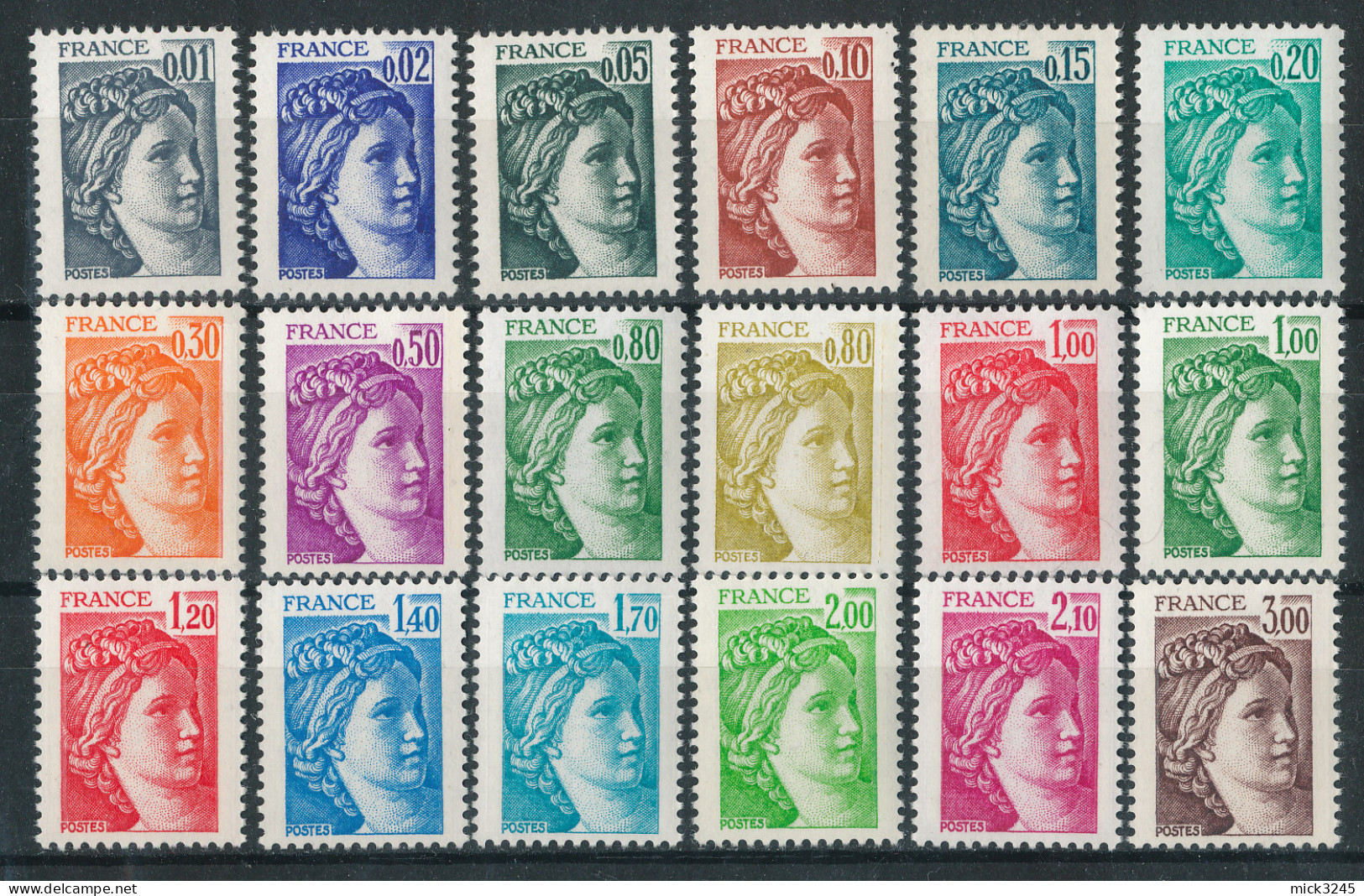 1962** à 1979** Sabine Série Complète De 1978 - Unused Stamps