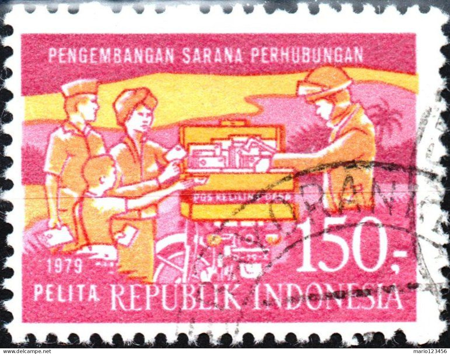 INDONESIA, PIANO DI SVILUPPO, 1979, USATI Mi:ID 930A, Scott:ID 1052, Yt:ID 845 - Indonesia