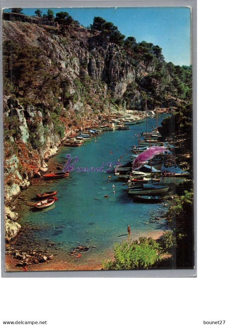 DANS LES CALANQUES - Vue Generale Sur La Mer Avec Des Bâteau Voilier Barque  - Sonstige & Ohne Zuordnung