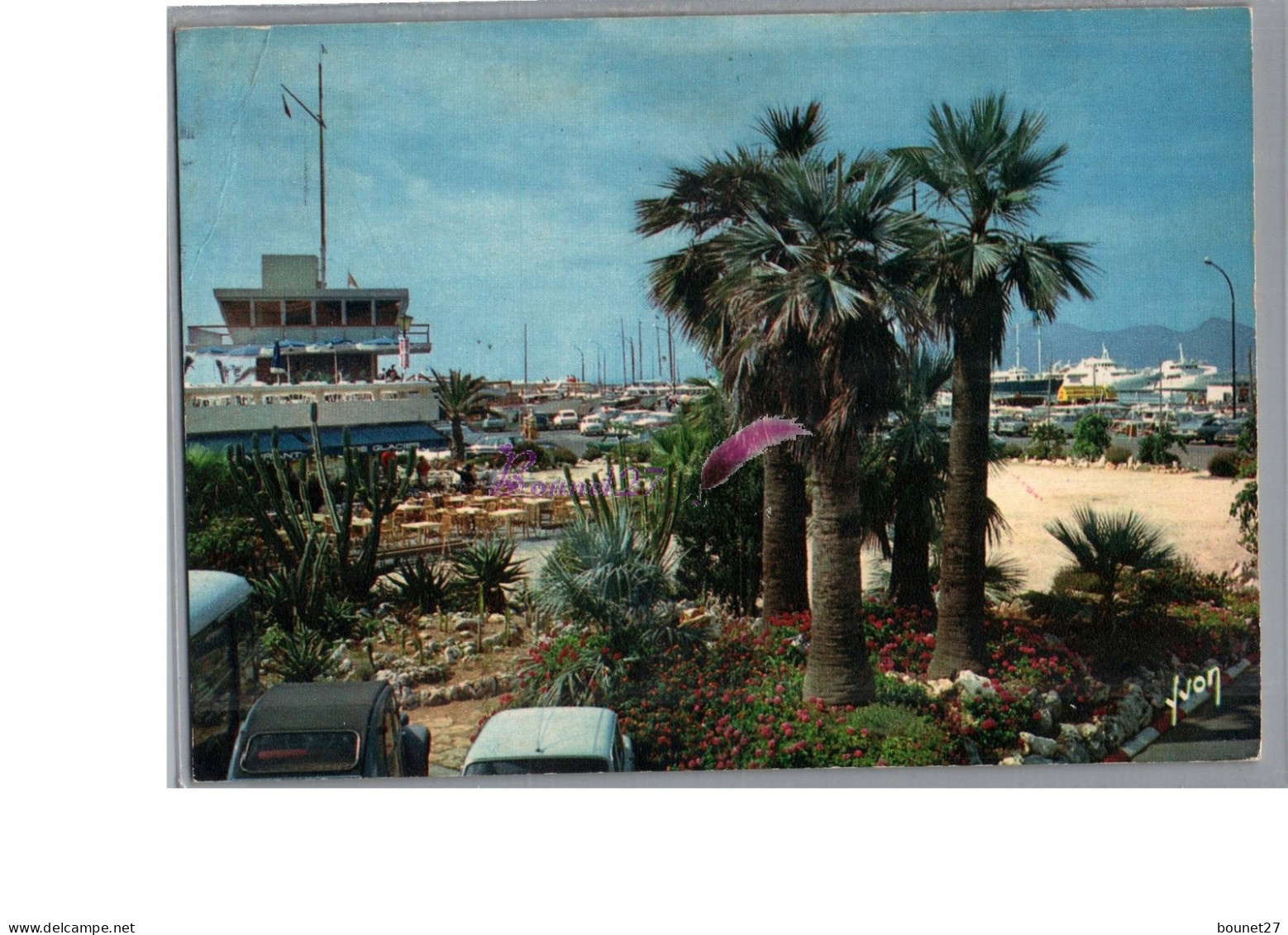 CANNES 06 - Le Port Pierre Canto Et Ses Jardins 1973 - Cannes