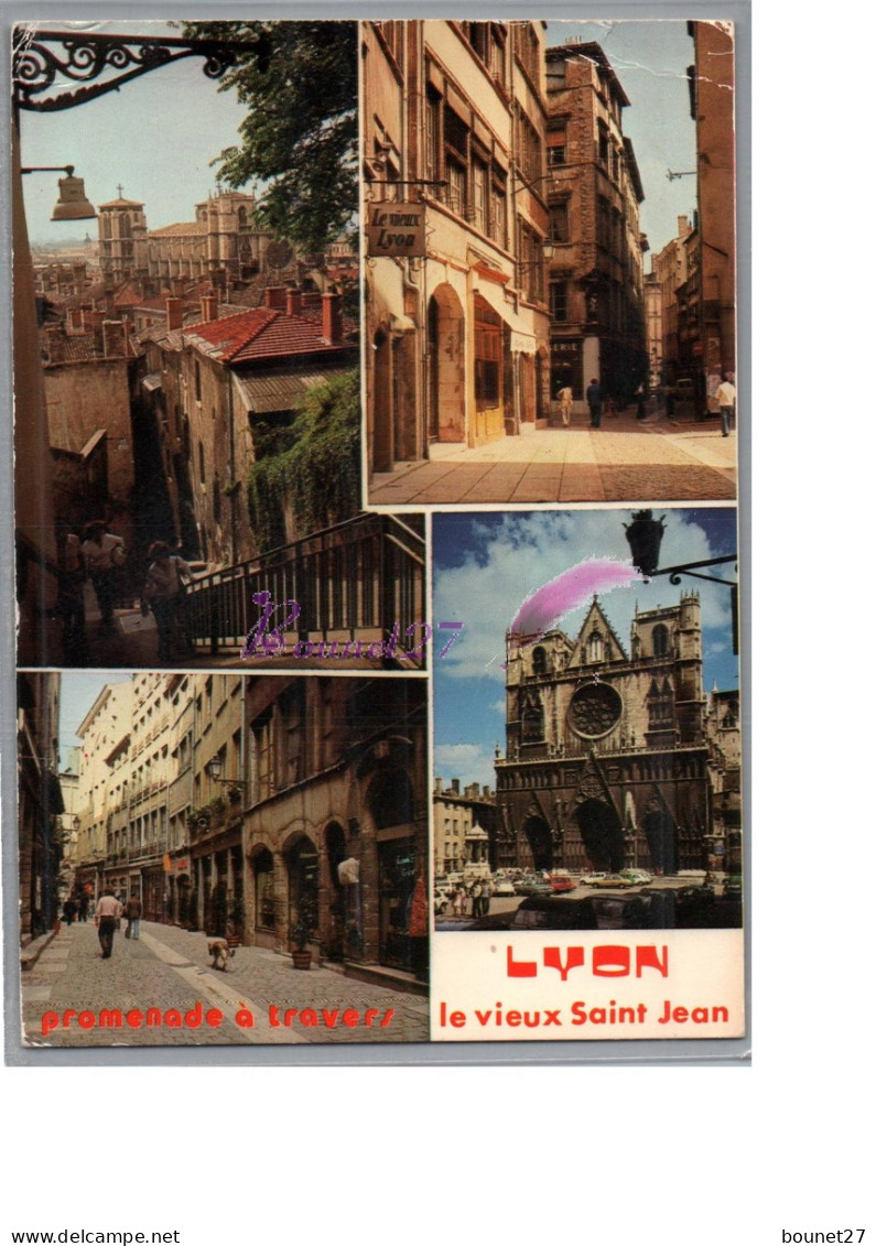 LE VIEUX LYON 69 - Promenade à Travers Lyon Cathedrale Vieille Rue 1960 - Sonstige & Ohne Zuordnung