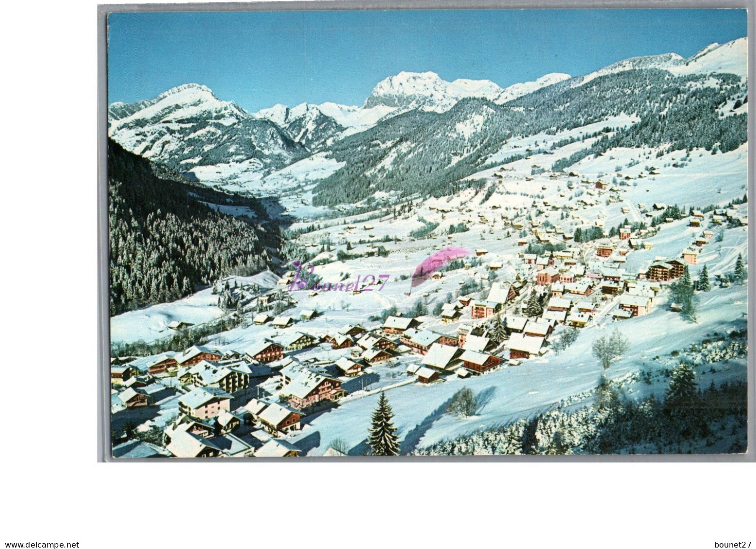 CHATEL 74 - Station Village SV.S La Vallée D'abondance Le Mont Chauffé Et Les Cornettes De Bise 1980 - Châtel