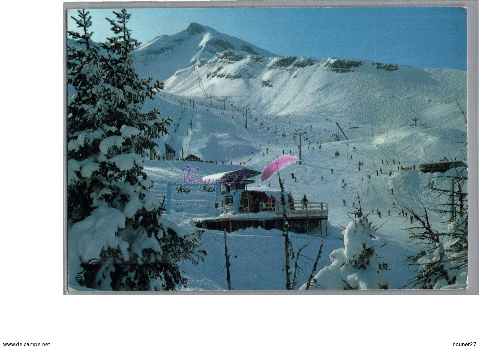 AVORIAZ 74 - Vue Generale Merveilleux Domaine Skiable Les Pistes Skieur En Hiver Neige  - Avoriaz