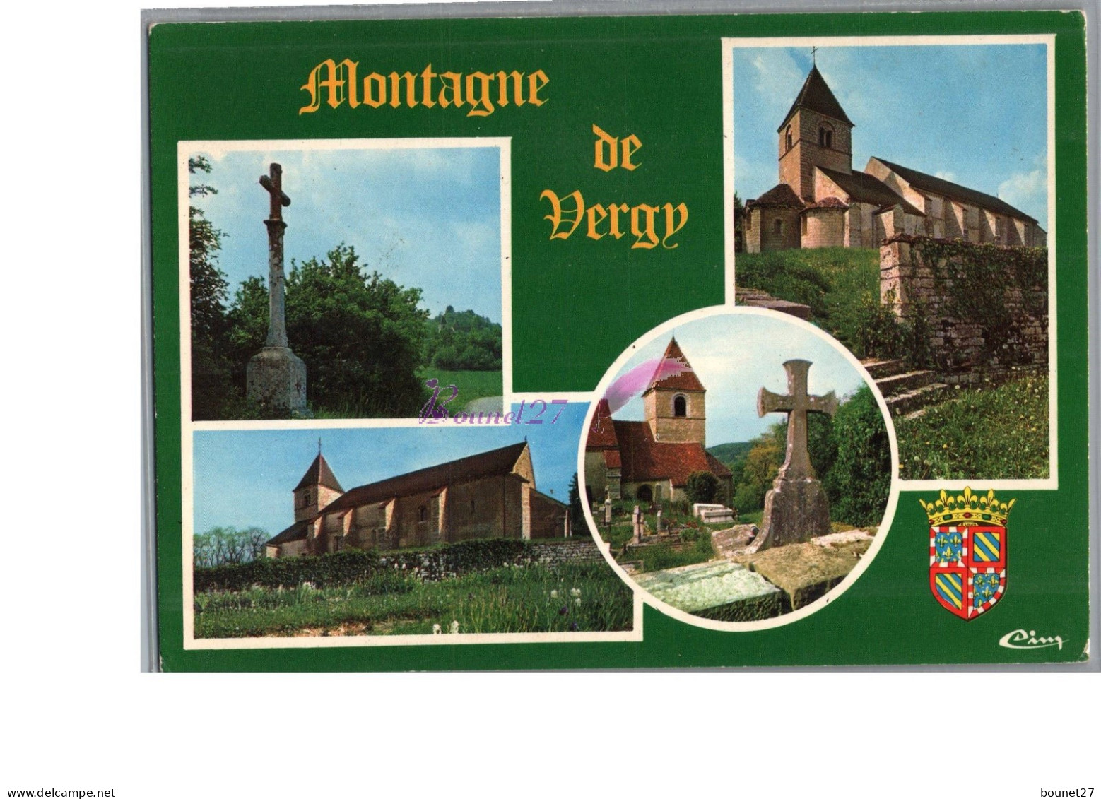 L'ETANG VERGY 21 - Montagne De Vergy L'eglise Croix Cimetiere Carte Vierge - Other & Unclassified