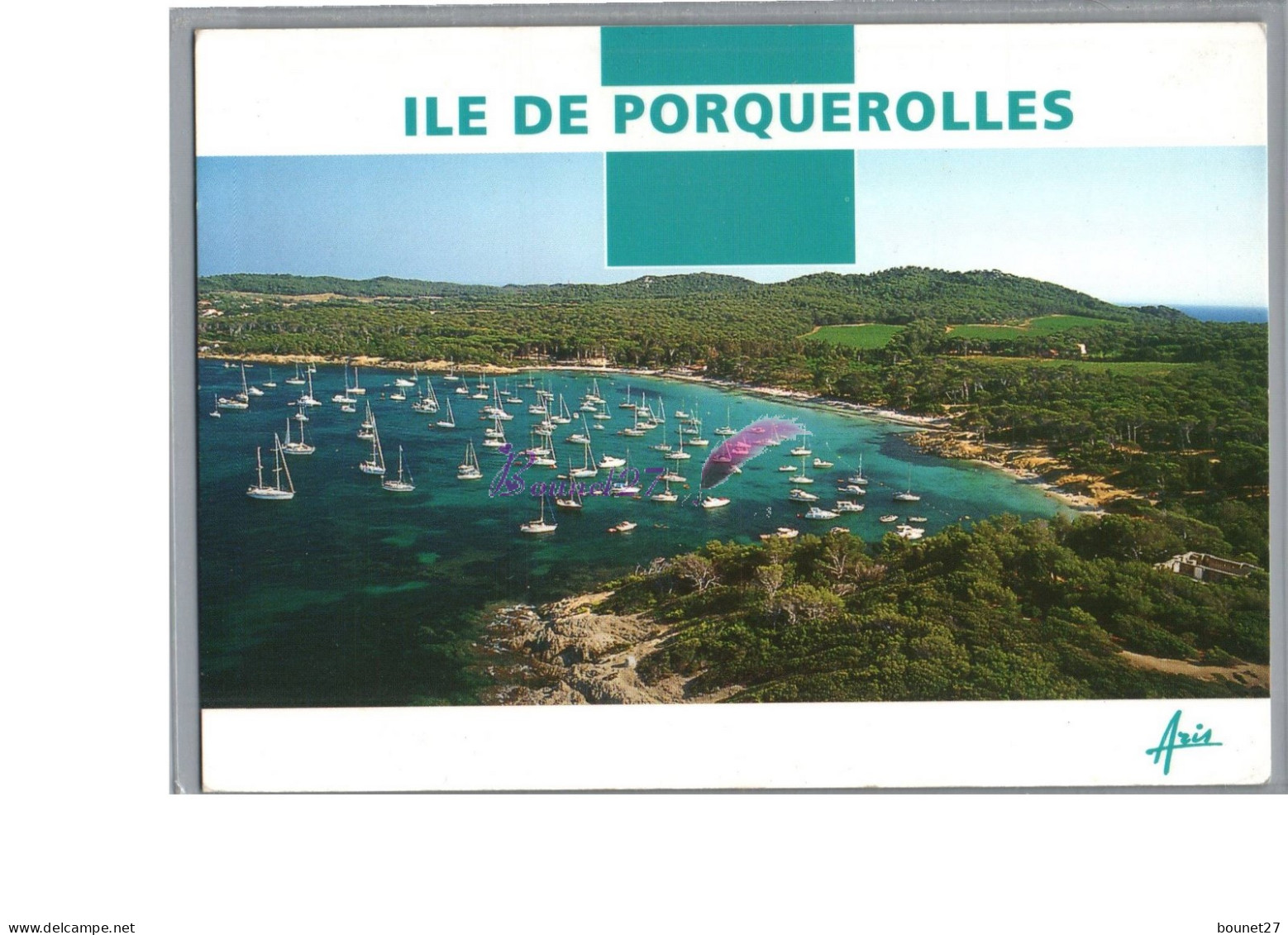 ILE DE PORQUEROLLES 83 - La Plage D'Argent Vue Generale  - Autres & Non Classés