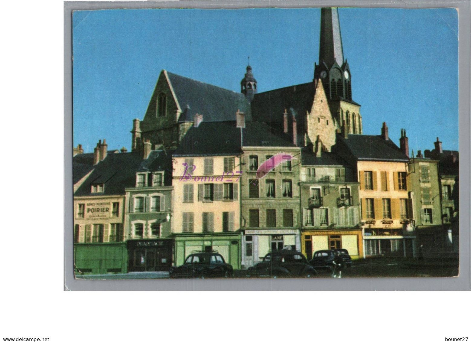 PITHIVIERS 45 - La Grande Place - Carte Souvenir Pelletier  - Pithiviers