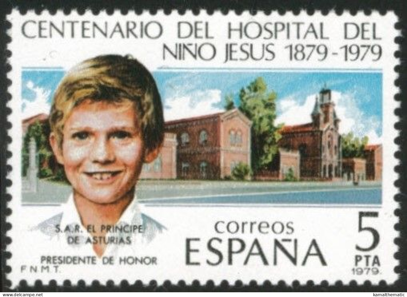 Spain 1979 MNH, Children Hospital, Medicine - Medizin