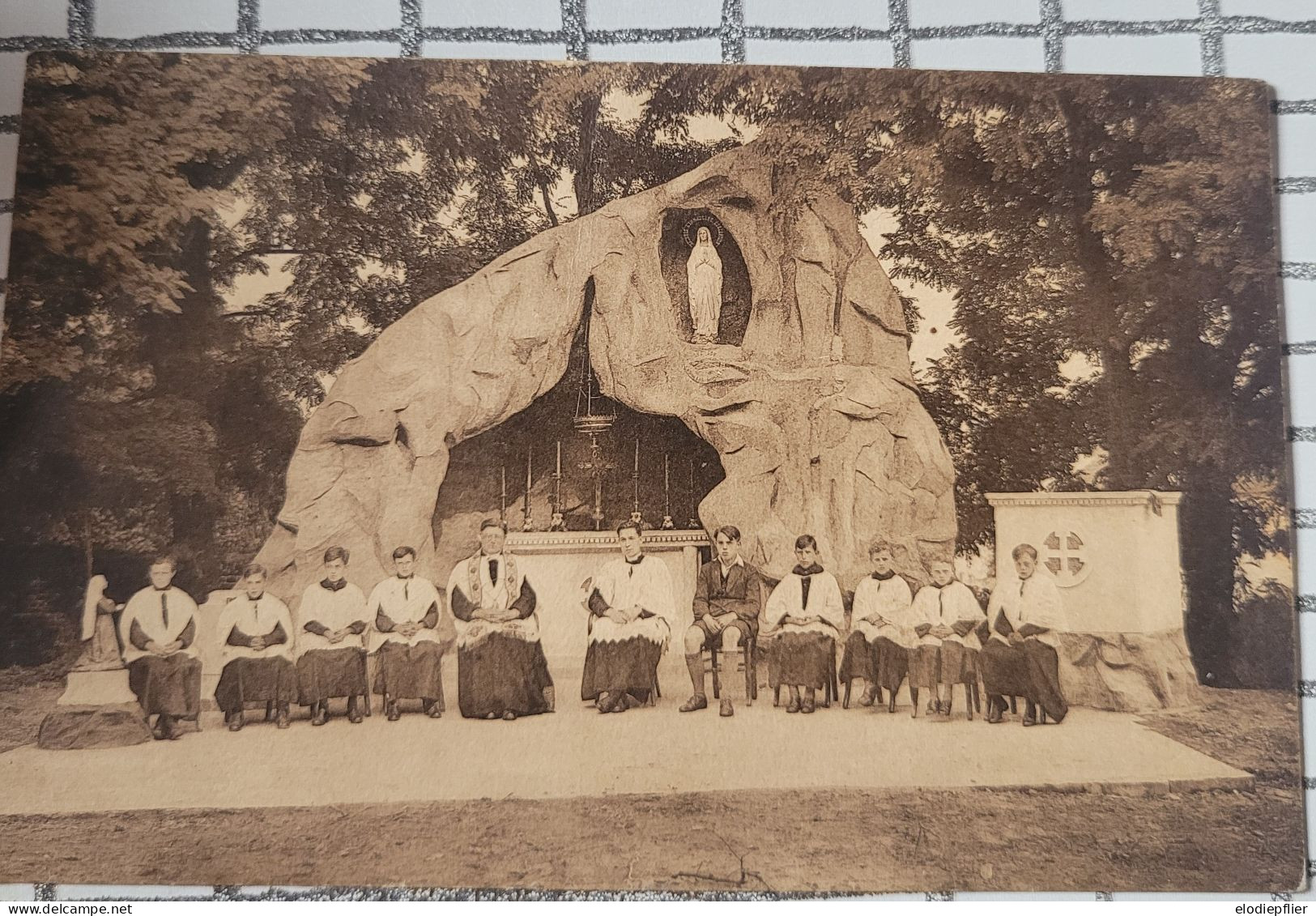 Glabais Près De Genappe. Aux Pieds De Notre Dame De Lourdes, J'ai Prié Pour Vous - Genappe