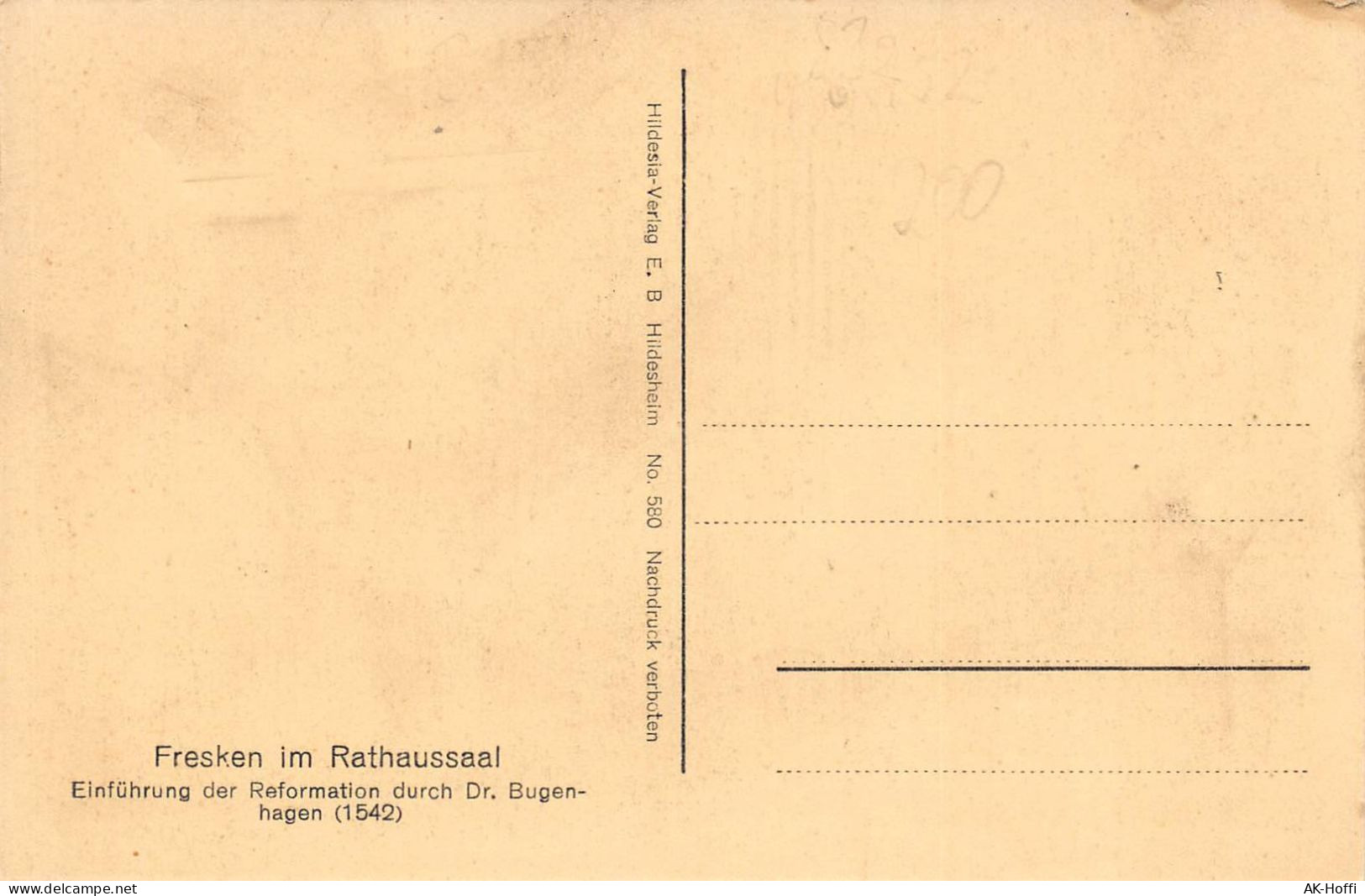 Hildesheim, Rathaussaal (Südseite II) - Hildesheim