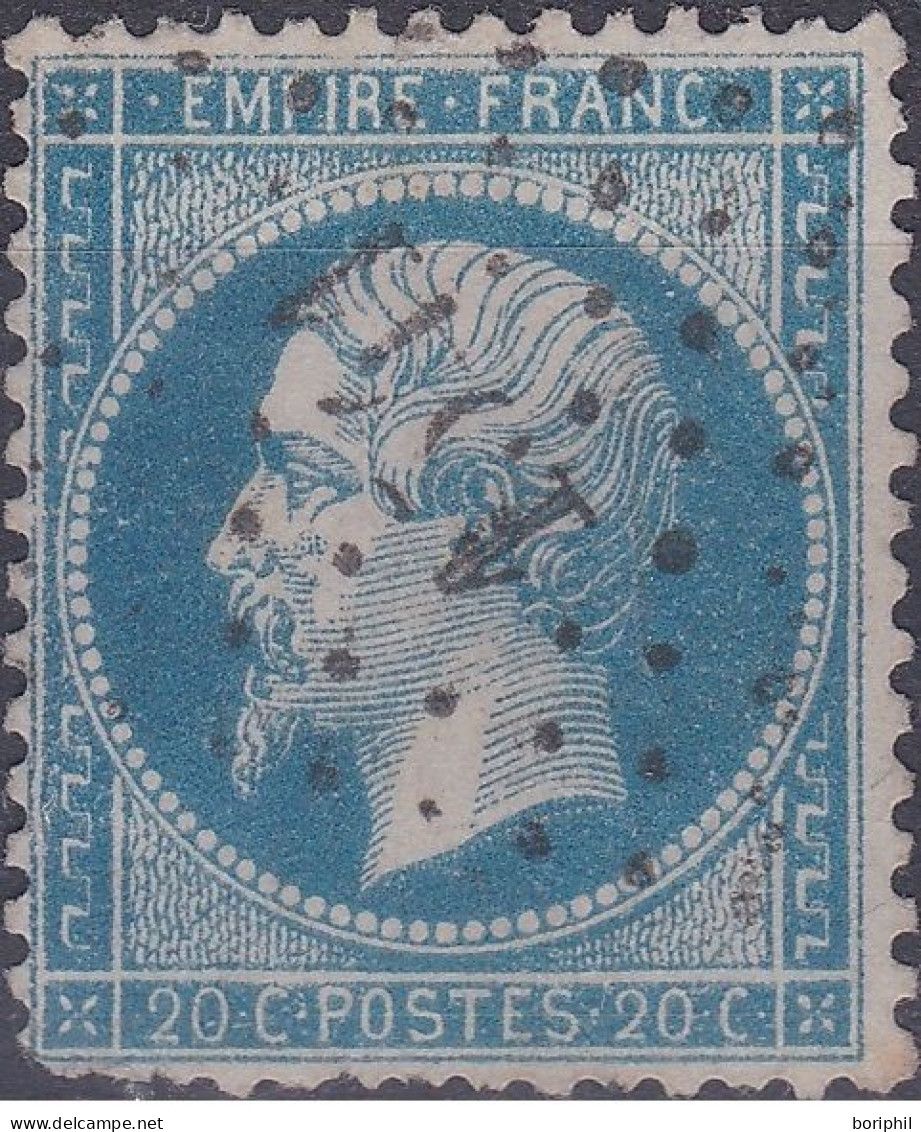 PCGC 1541 Sur N°22 - 1862 Napoléon III.