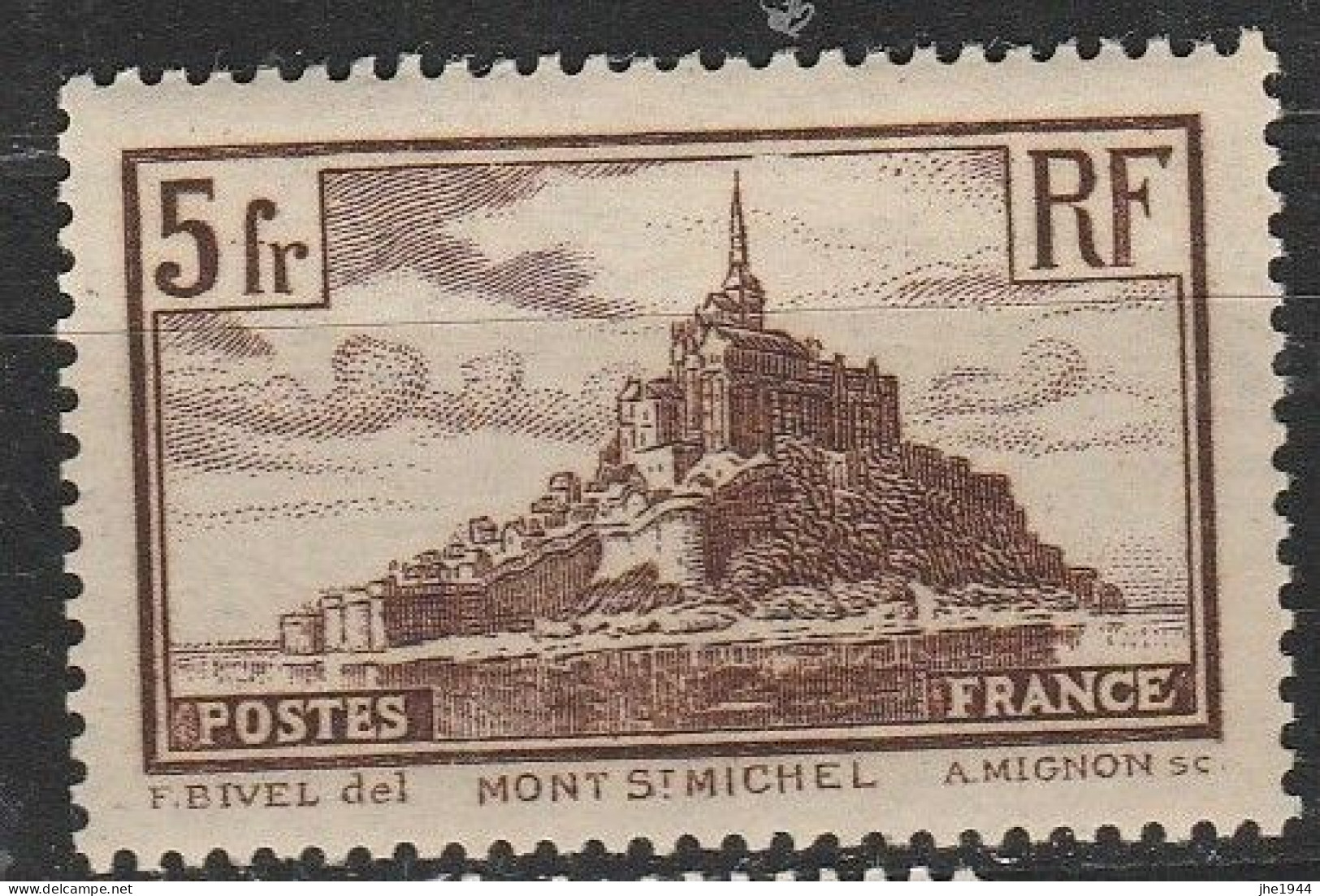 France N° 260 ** Mont Saint Michel - Unused Stamps