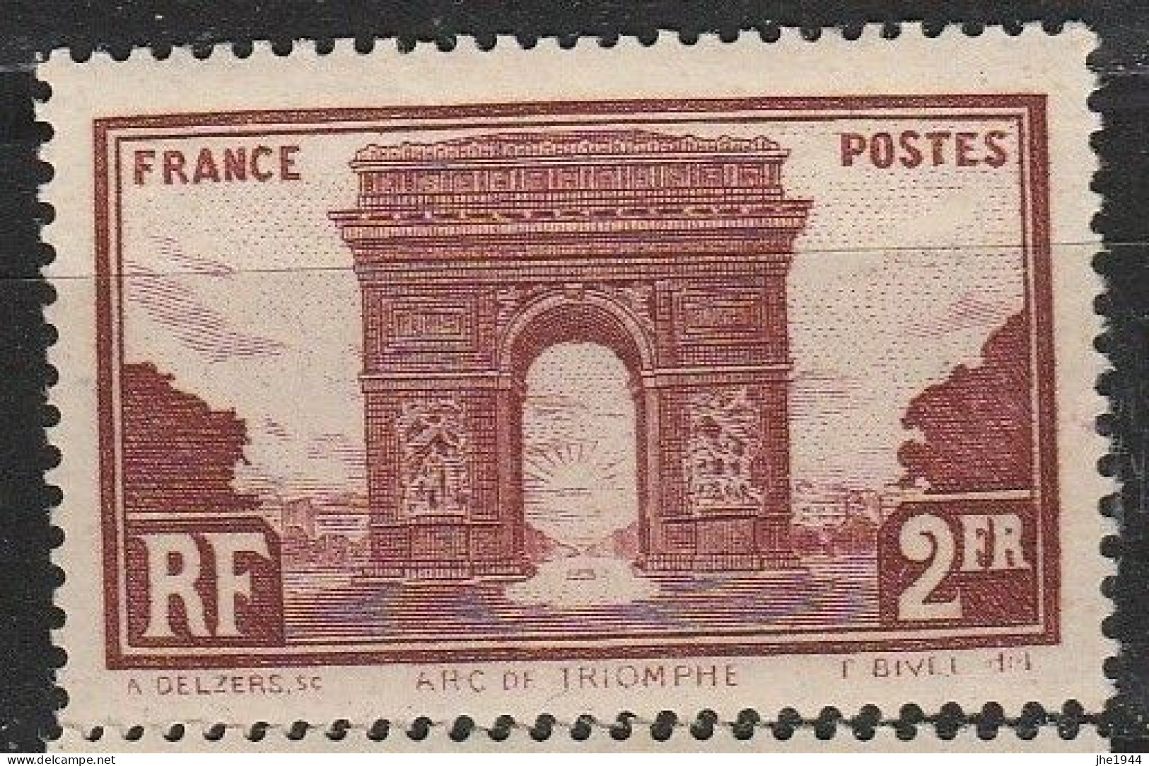 France N° 258 ** Arc De Triomphe - Ongebruikt