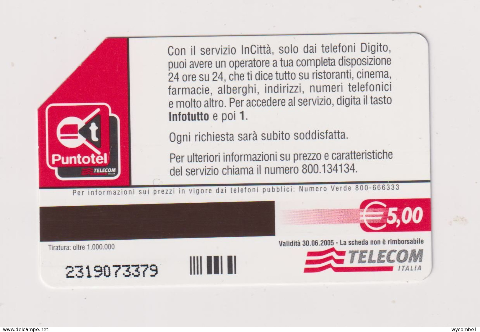 ITALY -   Signpost Urmet  Phonecard - Pubbliche Ordinarie