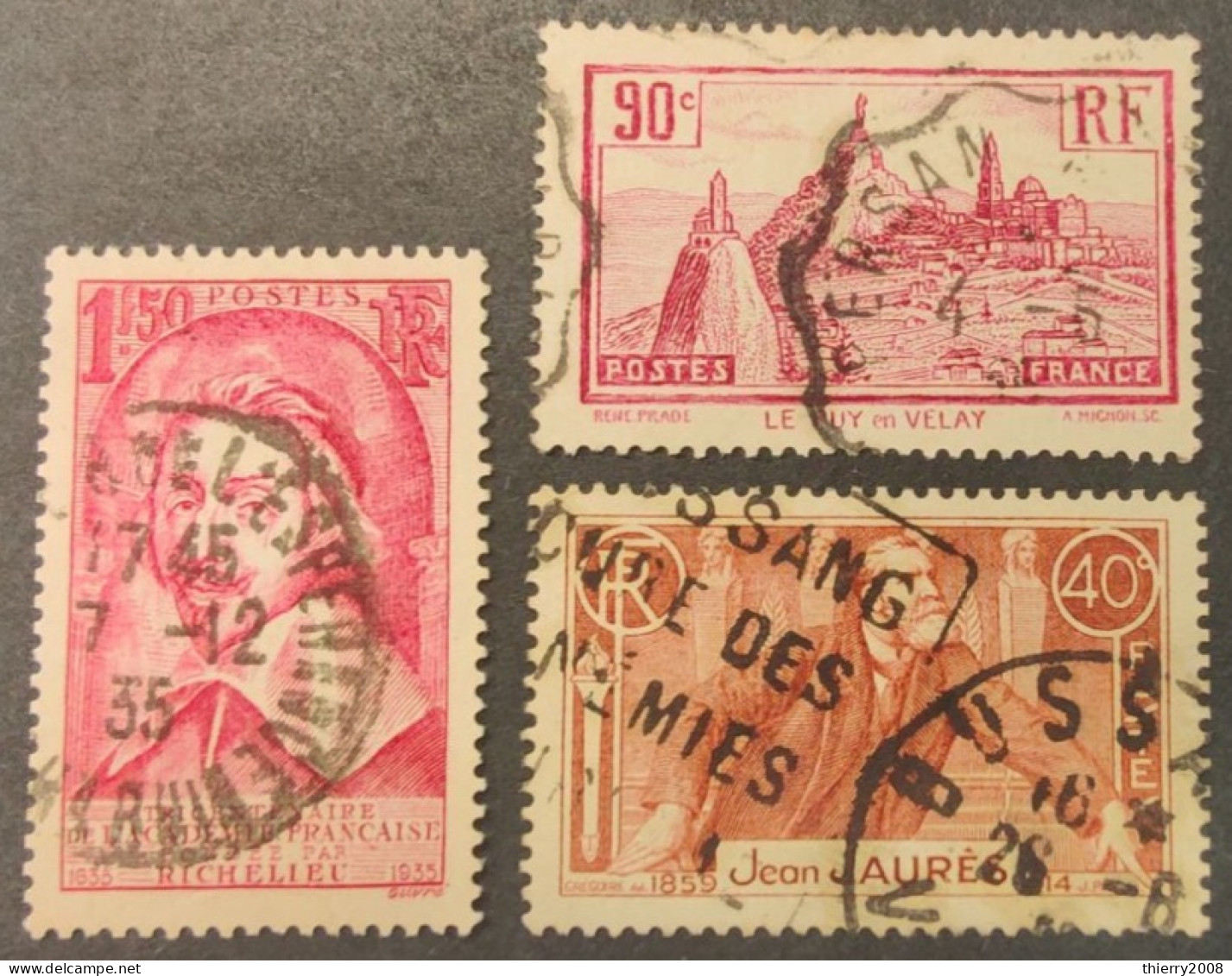 N° 305/290/318  Avec Oblitération Cachet à Date D'Epoque  TB - Usati