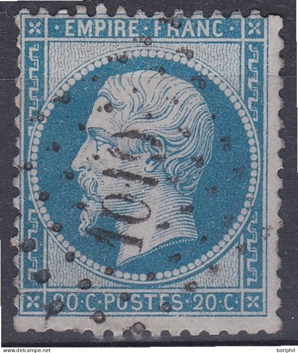 PCGC 1019 Sur N°22 - 1862 Napoléon III.