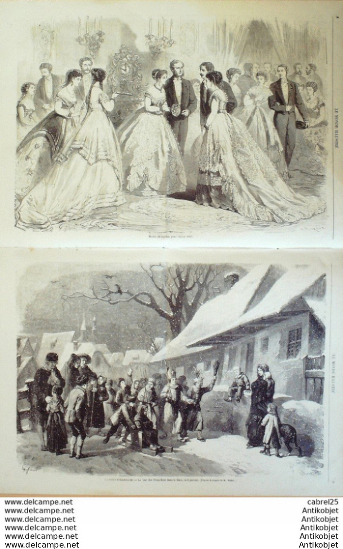 Le Monde Illustré 1867 N°508 Allemagne Rois Harz Italie Ferrare Nanterre (92)  - 1850 - 1899