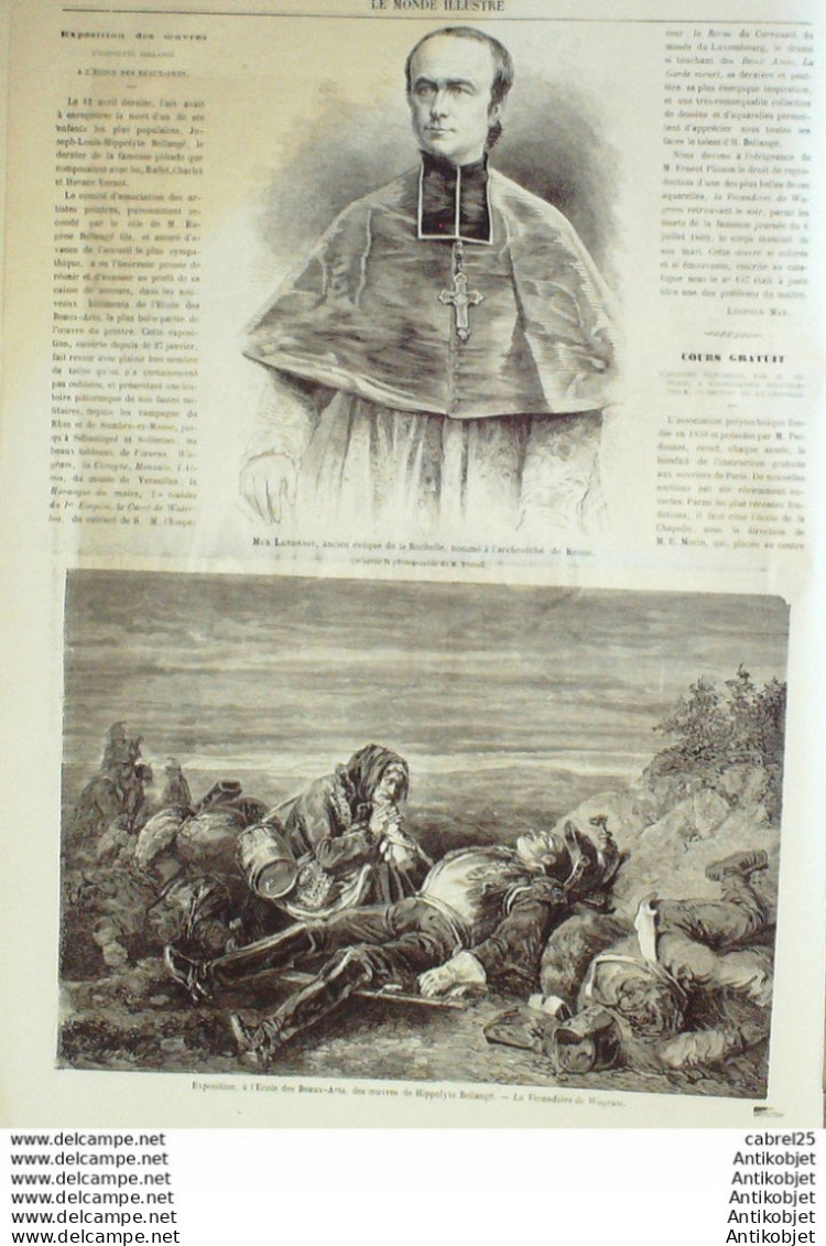 Le Monde Illustré 1867 N°513 La Rochelle (17) Turquie Belgique Lesse Reims (51) - 1850 - 1899