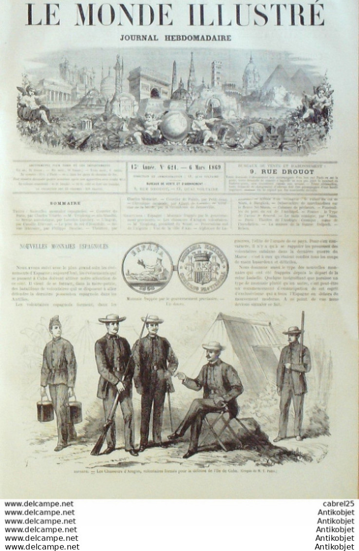 Le Monde Illustré 1867 N°521 Italie Florence Expo Universelle  - 1850 - 1899