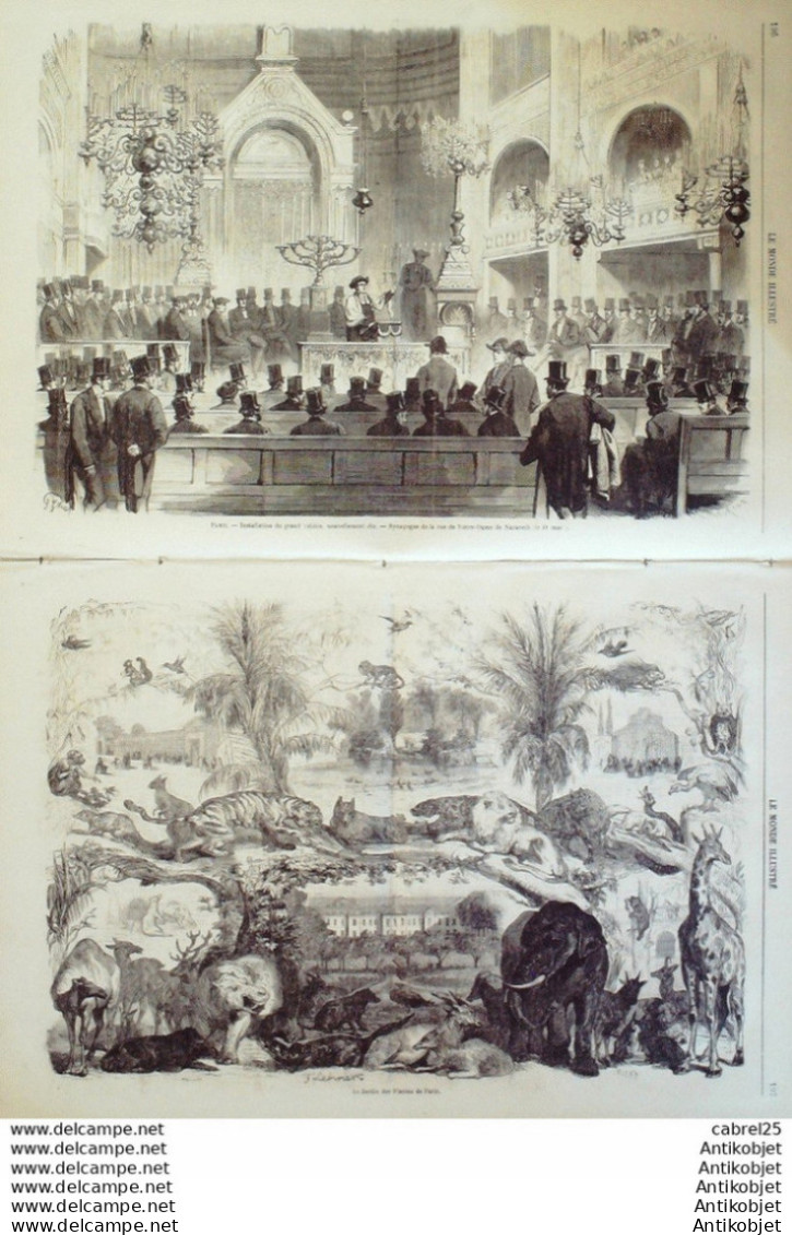 Le Monde Illustré 1867 N°520 St Domingue Santo Domingo Italie Riva Lac De Garde - 1850 - 1899