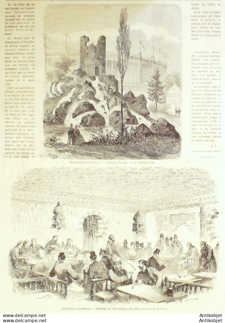 Le Monde illustré 1867 n°523 Ligny-En-Barrois (55) Grand Duché Du Luxembourg Angleterre Treadmill 