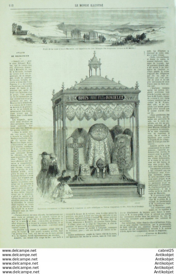 Le Monde Illustré 1867 N°540 Autriche Salzbourg Turquie Suisse Geneve Italie Rome - 1850 - 1899