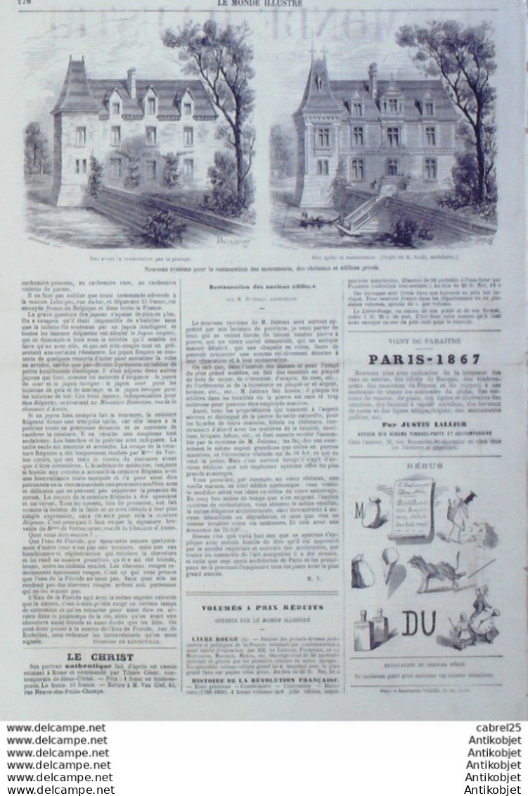 Le Monde Illustré 1867 N°544 Espagne Catalogne Billancourt Amiens (80) Borghano (20) Vero Gavarnie (65) - 1850 - 1899