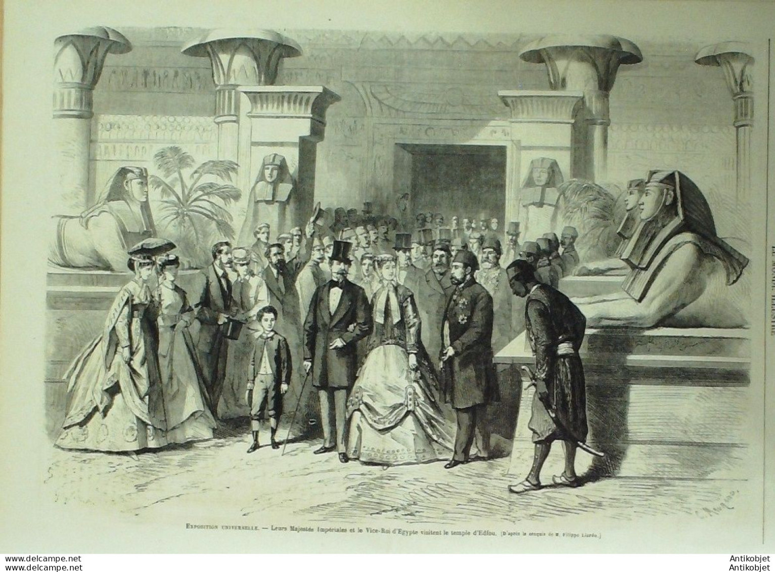 Le Monde Illustré 1867 N°535 Cherbourg (50) Algérie Alger Châtelard En Bauge (73) Le Havre (76) La Heve - 1850 - 1899