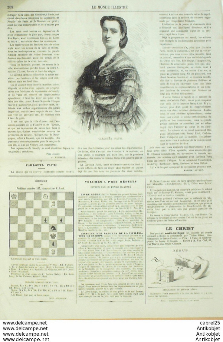 Le Monde Illustré 1867 N°546 BELLEME Japon Gouverneur SATZOUMA ISTHME De SUEZ Port SAID ISMALIA Chalouf S - 1850 - 1899