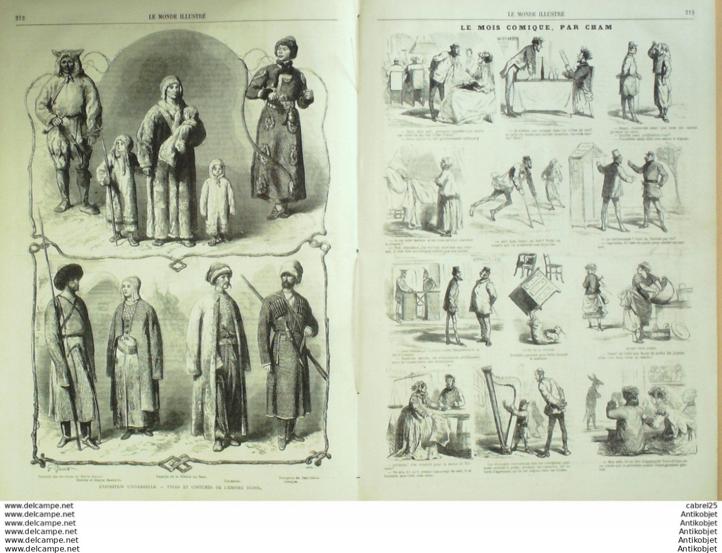 Le Monde Illustré 1867 N°547 Belgique Tervueren Russie Costumes Flers Vire (14) - 1850 - 1899