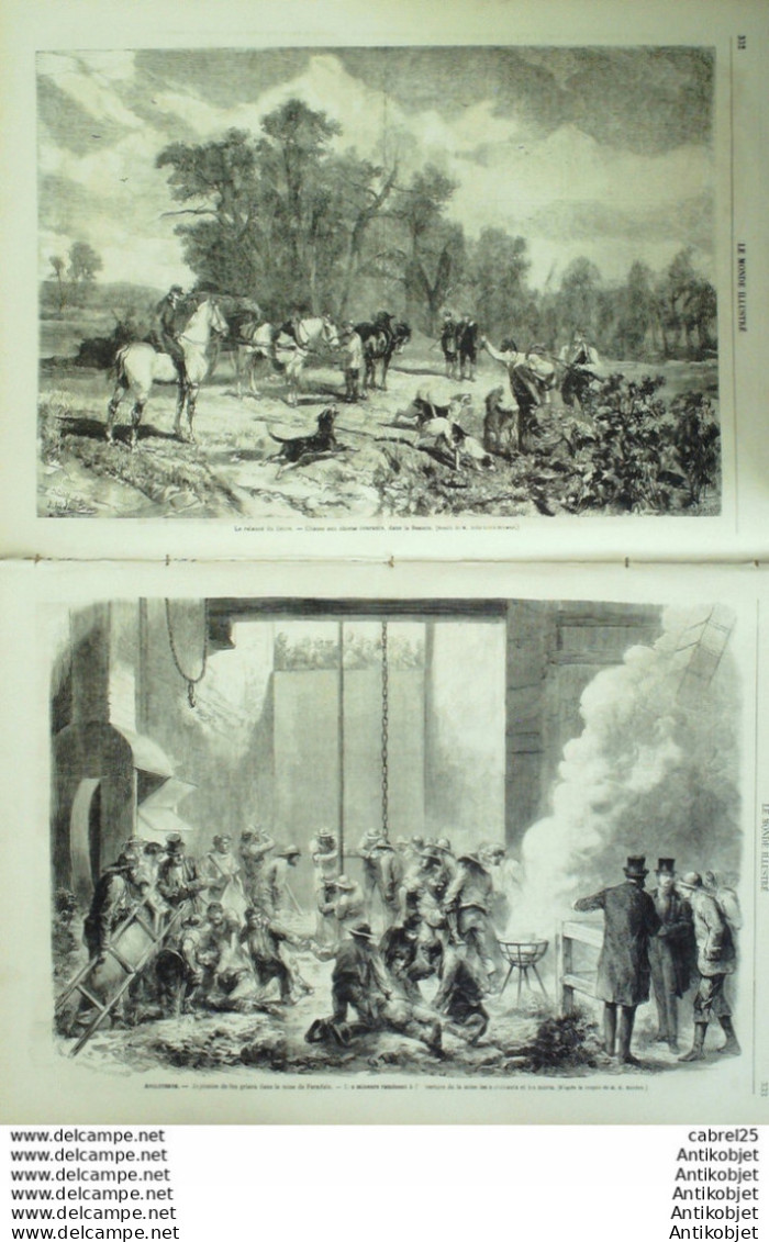 Le Monde Illustré 1867 N°555 Strasbourg (67) Chasse Auc Chiens (45) Angleterre Ferndale Haïti Honolulu Iles Sandwich - 1850 - 1899