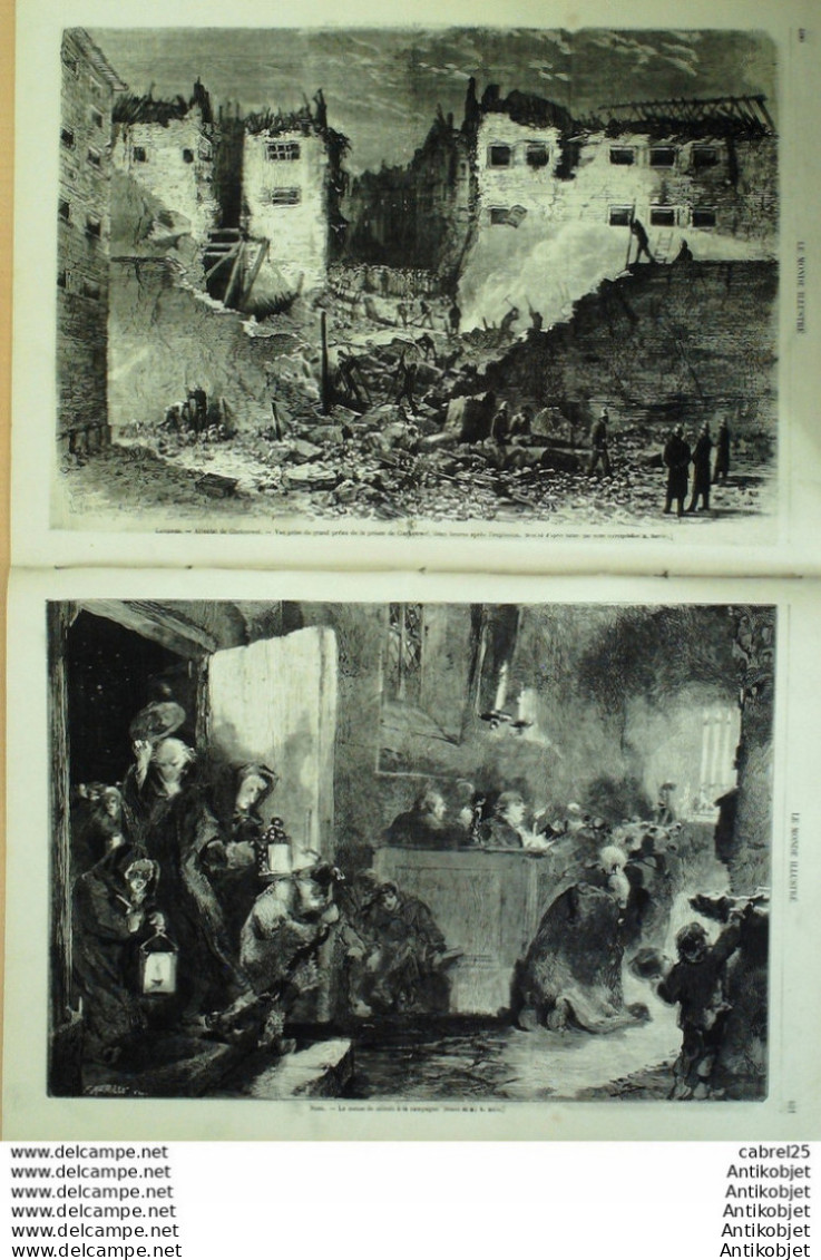 Le Monde Illustré 1867 N°559 Chevreuse (60) Angleterre Londres Clarkenwel Orléans (45) Dampierre (39) - 1850 - 1899