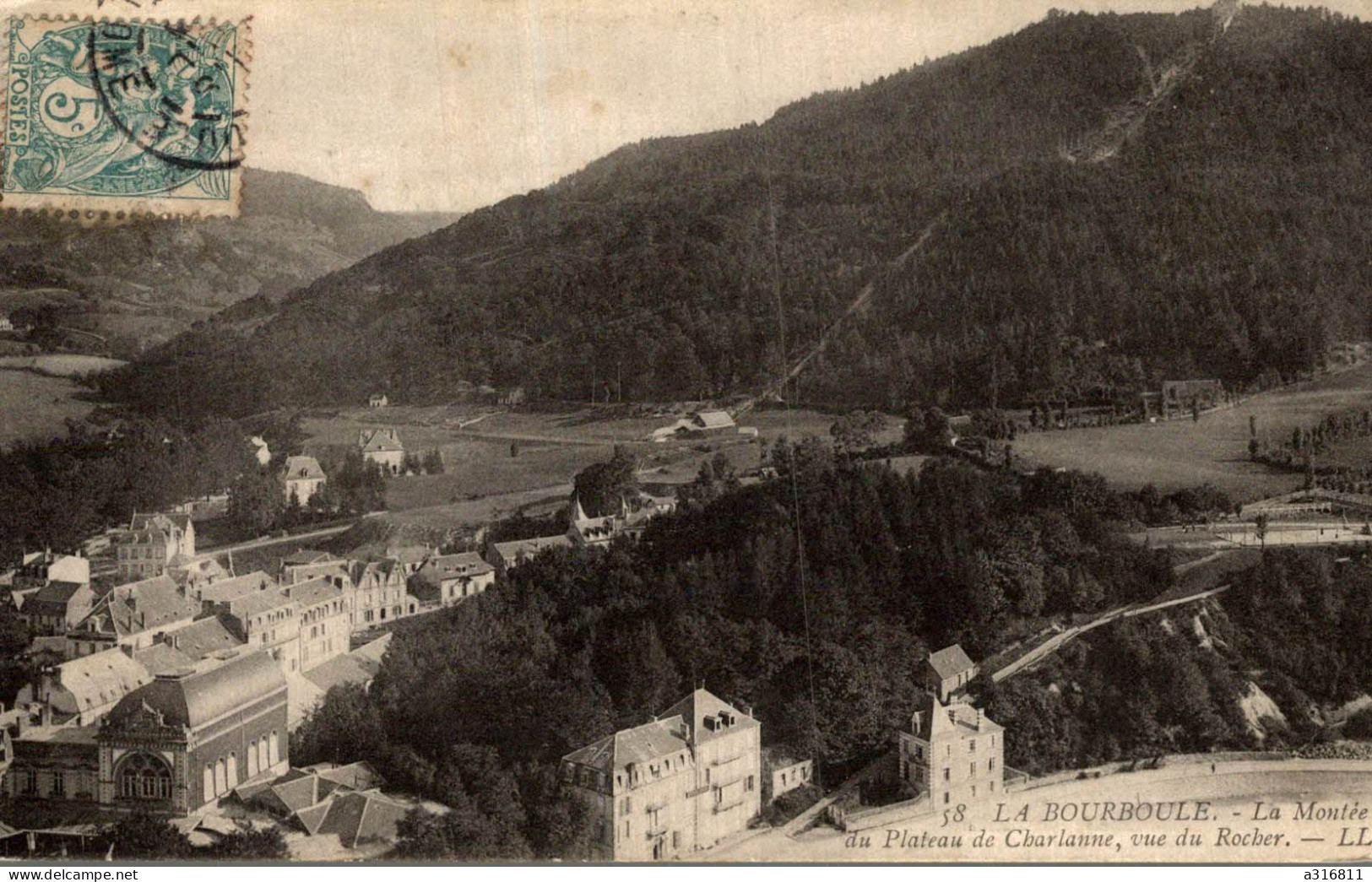 La Bourboule La Montee Du Plateau De Charlanne - La Bourboule