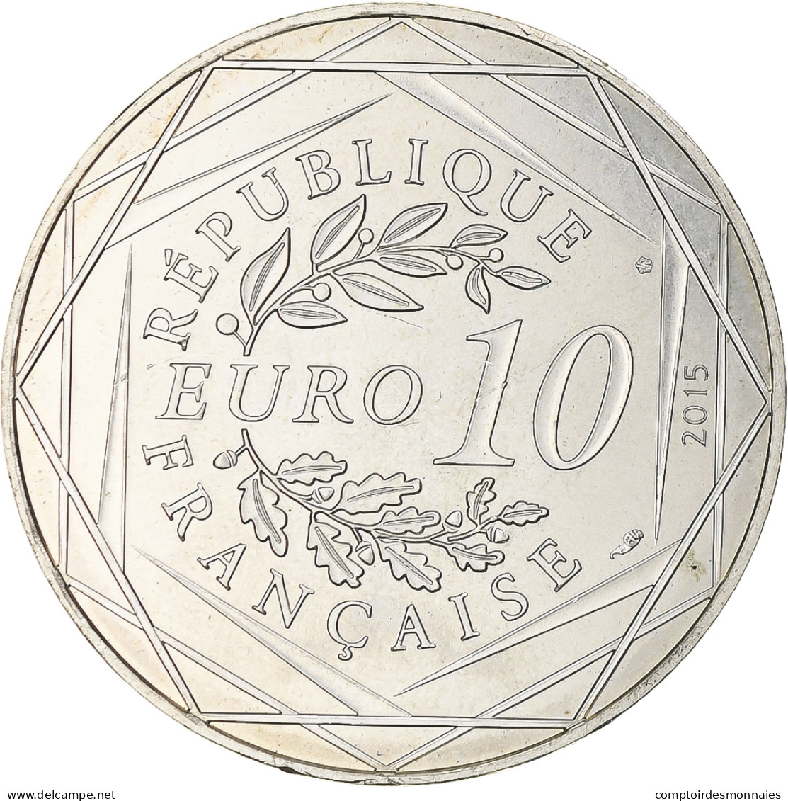 France, 10 Euro, Asterix Liberté (La Grande Traversée), 2015, Paris, SPL+ - France