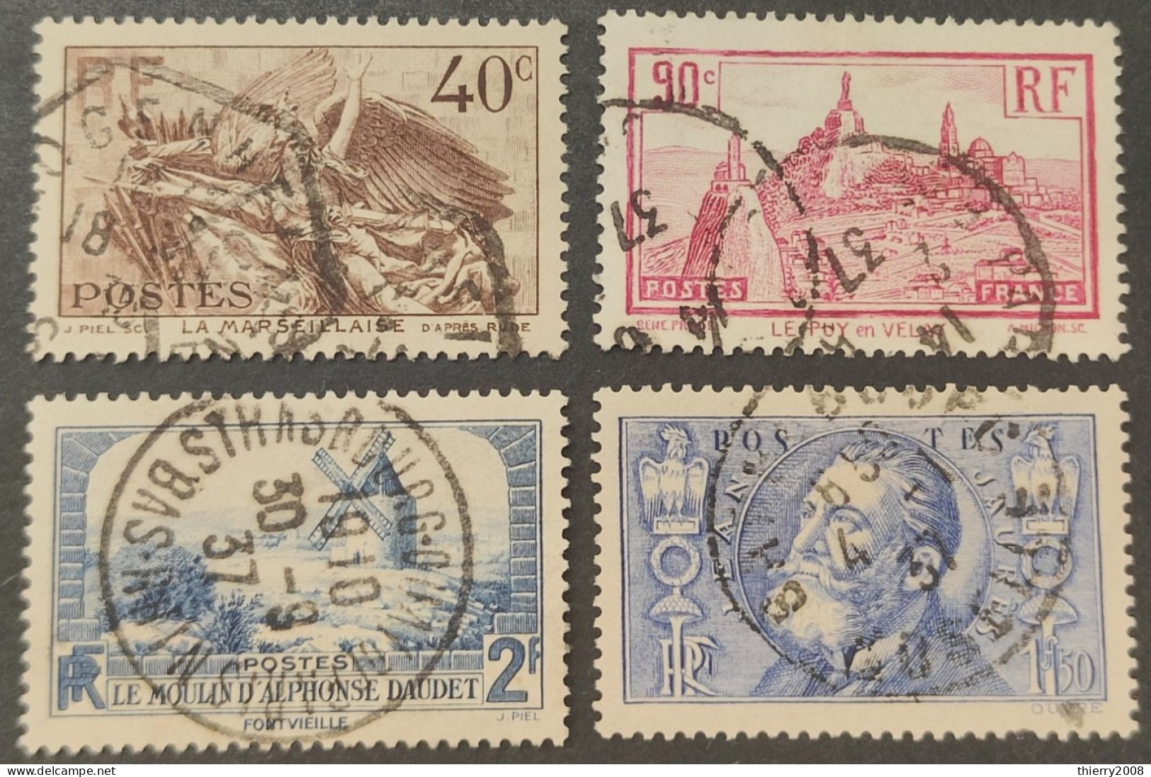 N° 315/290/311/319  Avec Oblitération Cachet à Date D'Epoque  TB - Used Stamps